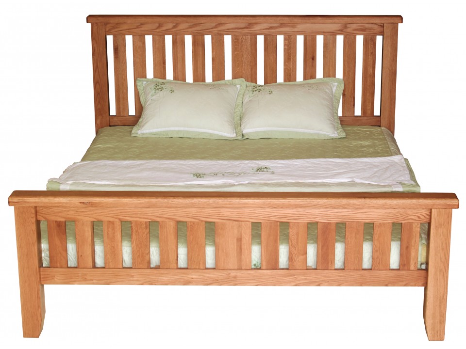 Hastings Solid Rustic Oak 5ft Bed Frame